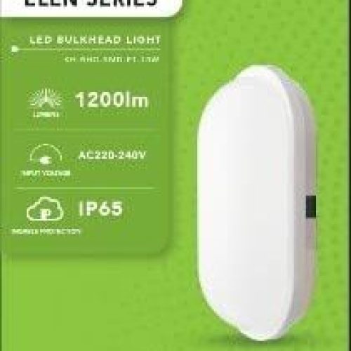 LED BULKHEAD OVAL, 15watts-Khind