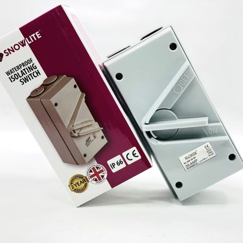 Isolating Switch Weatherproof Single Pole 35A- Snowlite