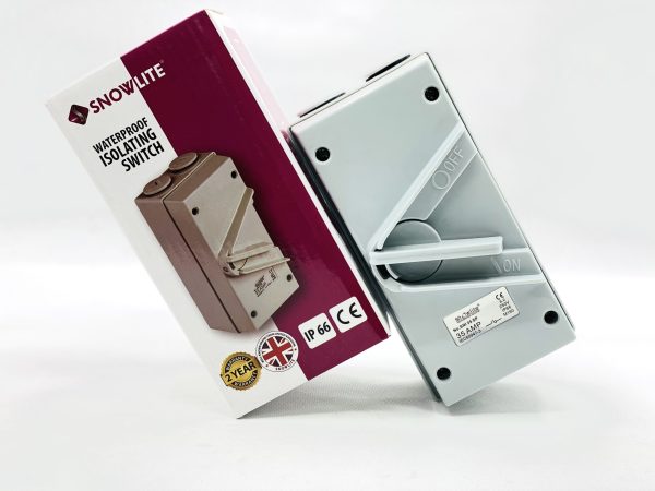 Isolating Switch Weatherproof Single Pole 35A- Snowlite
