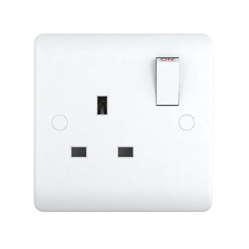 13A 1 Gang Switch socket Single Pole – Snowlite