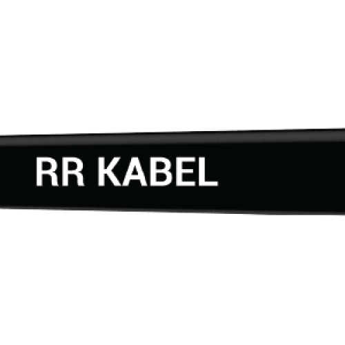 RR 0.75 X 2C FLEXIBLE CABLE BLACK