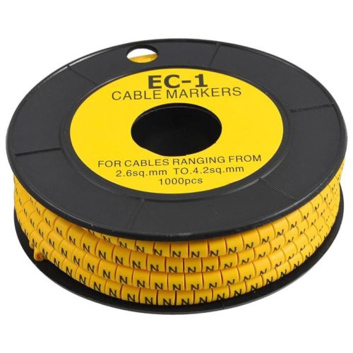 Volt Cable Marker EC-1 (2.6~4.2MM2) Per Roll 1000Nos-Volt