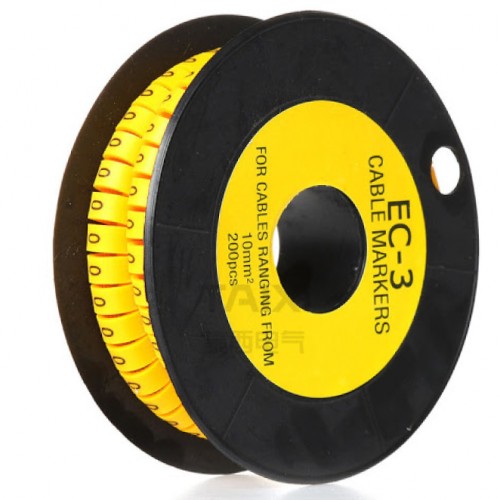 Volt Cable Marker EC-3 (5~10.00MM2) Per Roll 1000Nos-Volt